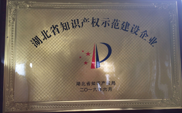 湖北昌利公司榮獲“知識產權示範建設企業”稱號