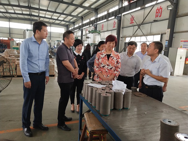 省人大常委會常務副主任、黨組書記王玲一行來湖北昌利公司視察